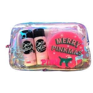 NWOT! PINK • Victoria's Secret | 4 Piece 'Merry Pinkmas' Bath & Body Set